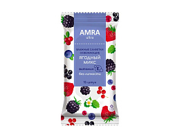 AMRA Салфетки влажные освежающие лайм с мятой, ягодный микс, ромашка 15 шт.